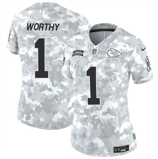 Women's Kansas City Chiefs #1 Xavier Worthy 2024 F.U.S.E Arctic Camo Salute To Service Limited Stitched Jersey Dzhi,We sell and wholesale Women's Kansas City Chiefs #1 Xavier Worthy 2024 F.U.S.E Arctic Camo Salute To Service Limited Stitched Jersey Dzhi on line form chian!